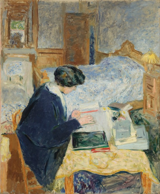 Lucy Hessel Reading de Edouard Vuillard