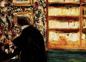 Monsieur Natanson in his library. de Edouard Vuillard