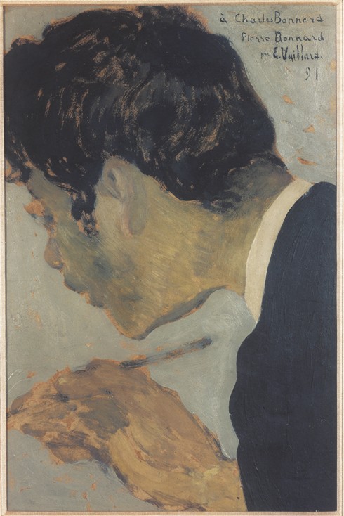 Portrait of Pierre Bonnard (1867-1947) de Edouard Vuillard