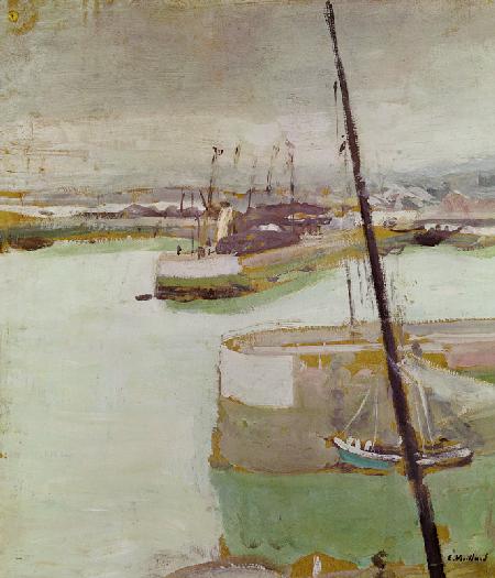 The Port of Honfleur, 1919 (oil on canvas) 