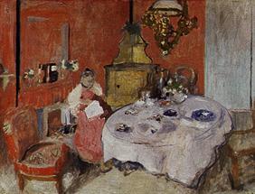 The dining room (MmeVuillard Dan of La salle at ma
