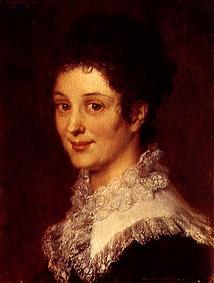 Portrait of Mrs Grützner de Eduard Grützner