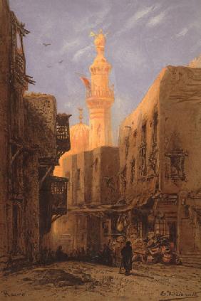 Cairo , Watercol.by Hildebrand
