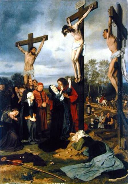 Crucifixion de Eduard Karl Franz von Gebhardt