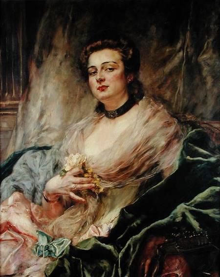 Portrait of the Artist's Wife de Eduardo-Leon Garrido
