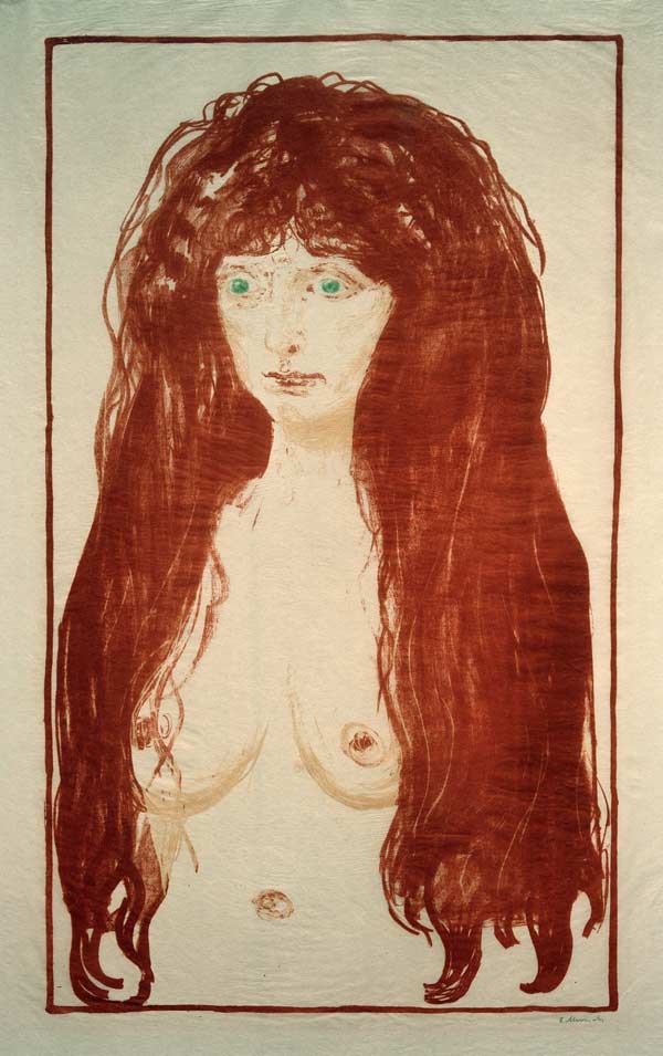 Munch, Nude (Sin) de Edvard Munch