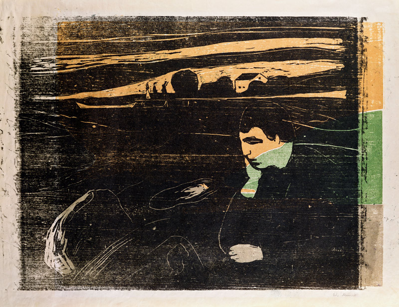 Evening de Edvard Munch