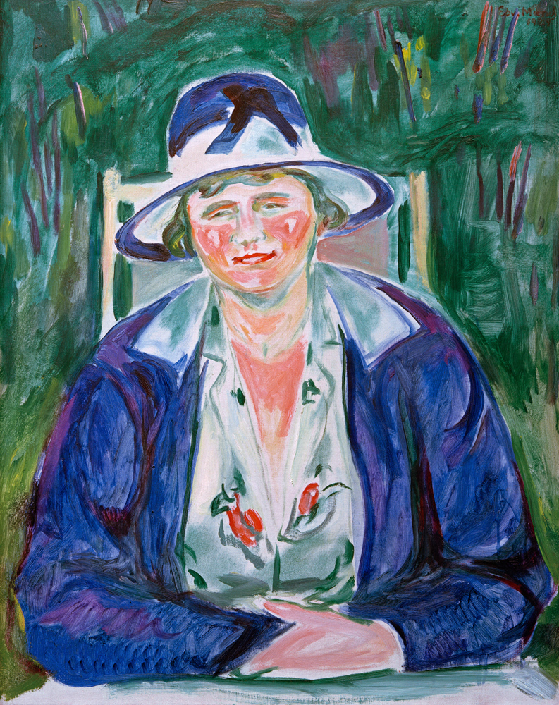 Portrait der Frau Hoffmann de Edvard Munch