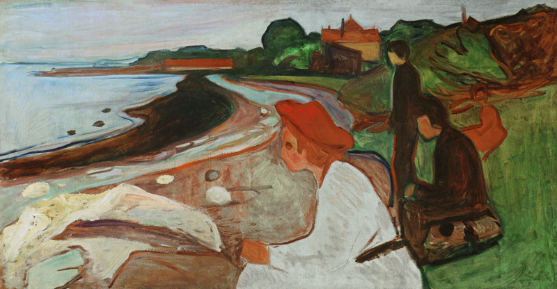 Juventud junto al mar de Edvard Munch