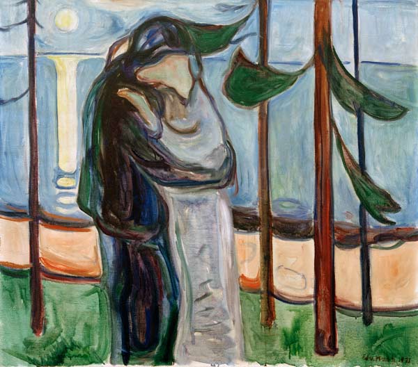 Kiss on the beach de Edvard Munch