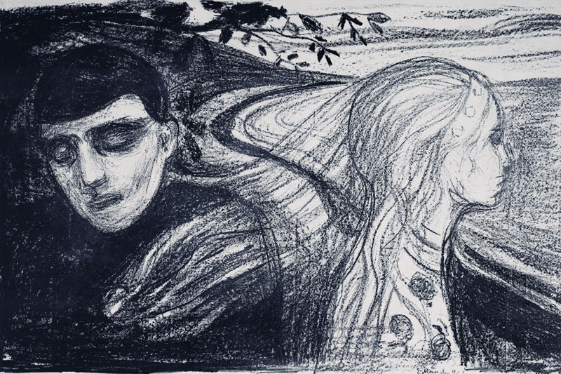 Loslösung II de Edvard Munch
