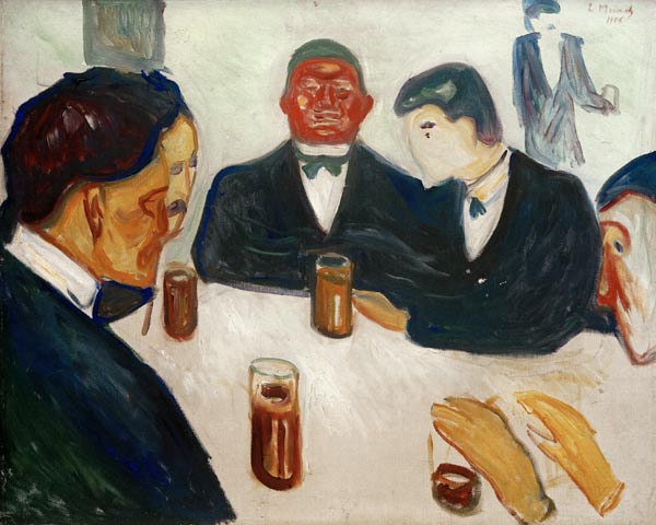 Men Drinking de Edvard Munch
