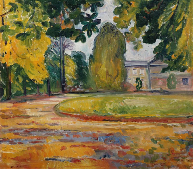 Park in Kösen de Edvard Munch