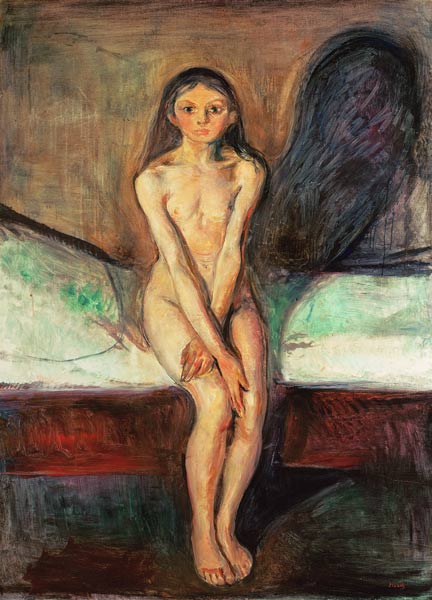 Puberty de Edvard Munch