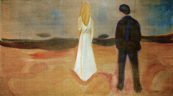 Sommernacht de Edvard Munch