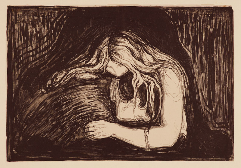 Vampire II de Edvard Munch