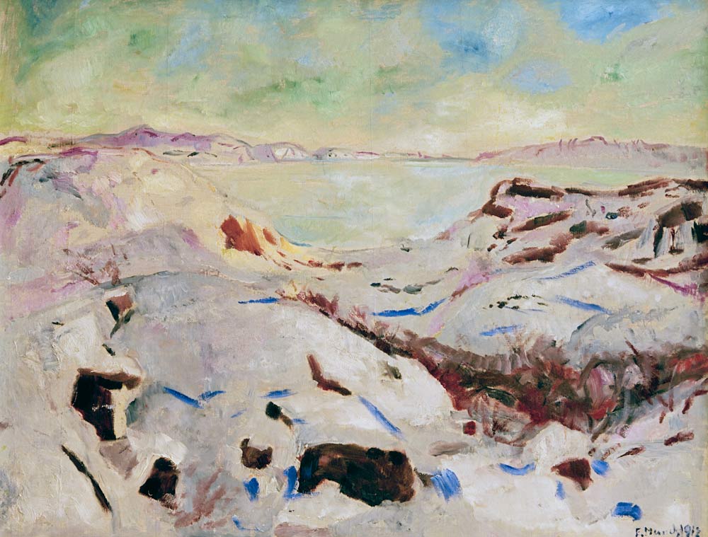 Winter in Kragerö de Edvard Munch