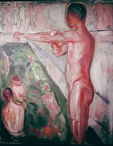 A Bathing Establishment de Edvard Munch