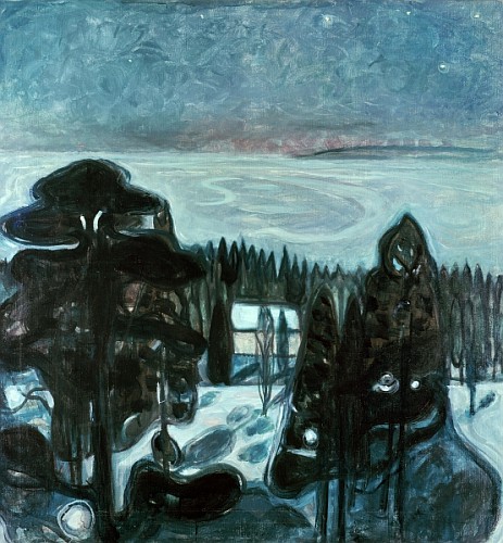 A White Night  de Edvard Munch