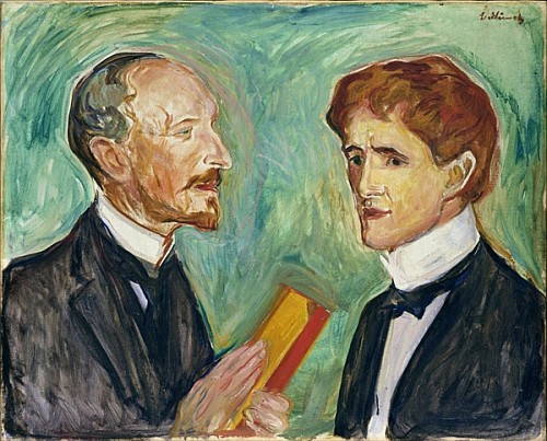 Albert Kollmann (1857-1915) and Sten Drevsen de Edvard Munch