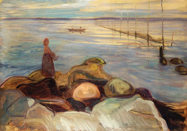 An der Küste de Edvard Munch