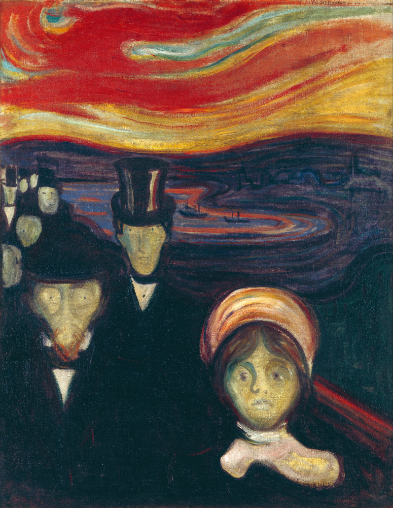 Anxiety de Edvard Munch
