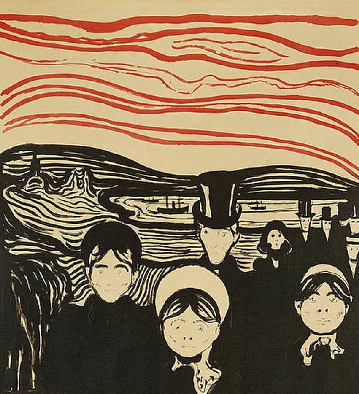 Angstgefühl de Edvard Munch