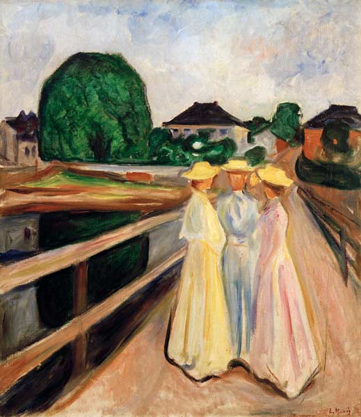 Girls on the pier de Edvard Munch