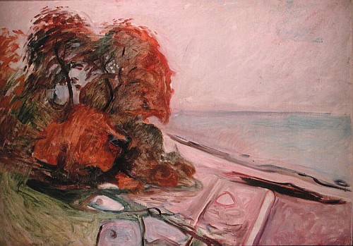 Beach with Group of Trees de Edvard Munch
