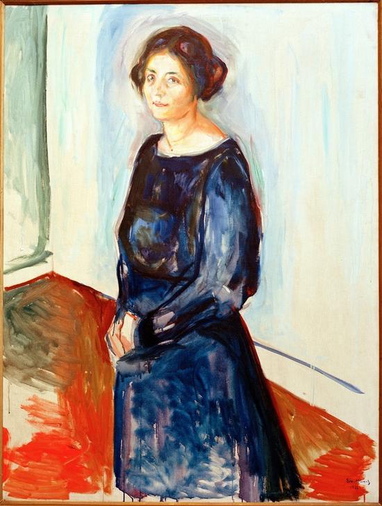 Lady in Blue de Edvard Munch