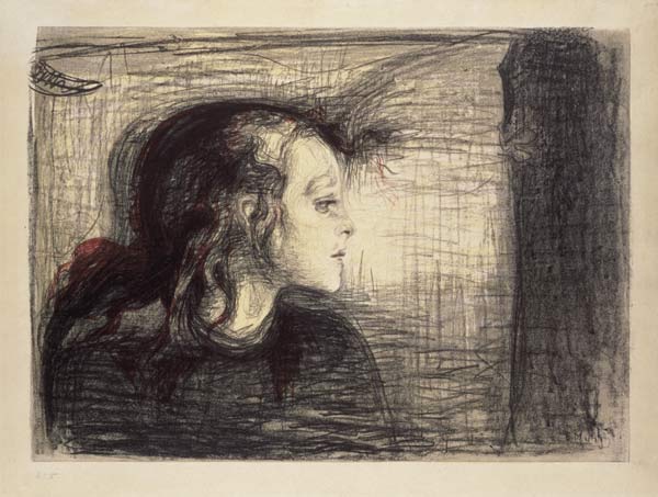 The sick Girl de Edvard Munch
