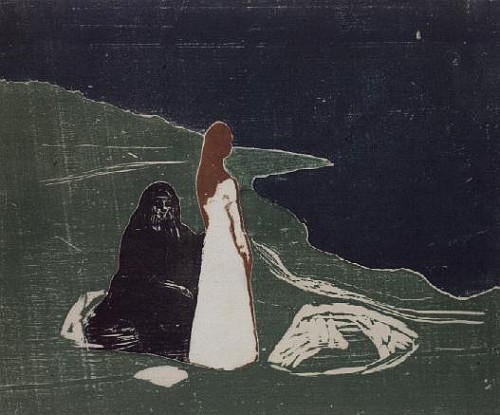 Deathcamp or Death throes  de Edvard Munch