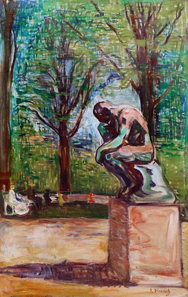 Rodin’s Thinker de Edvard Munch