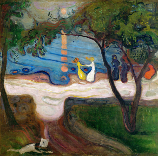 La danza en la orilla. 1900/02 de Edvard Munch