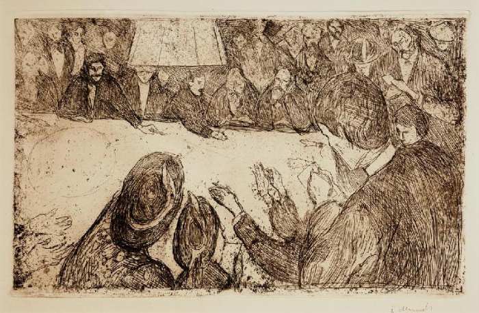 The Roulette Table de Edvard Munch