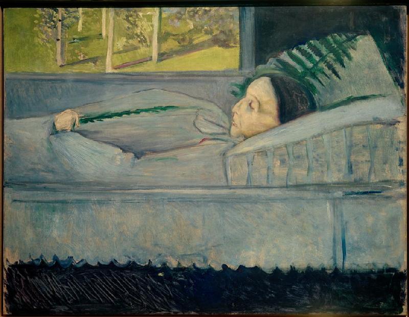 Death and Spring de Edvard Munch