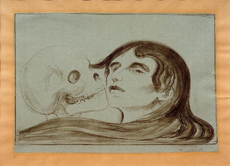 The Kiss of Death de Edvard Munch