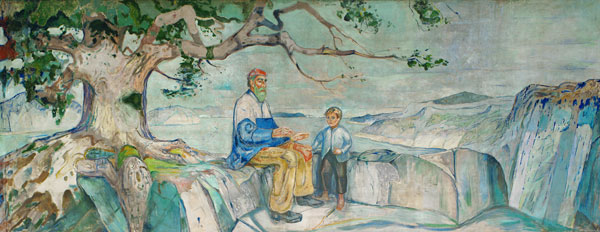 The Story, 1911 de Edvard Munch