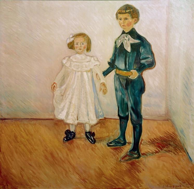 Die Esche-Kinder de Edvard Munch