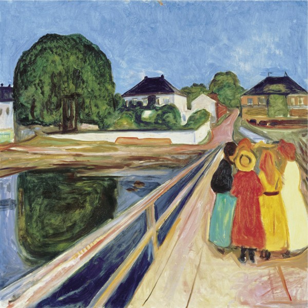 Girls on the bridge de Edvard Munch