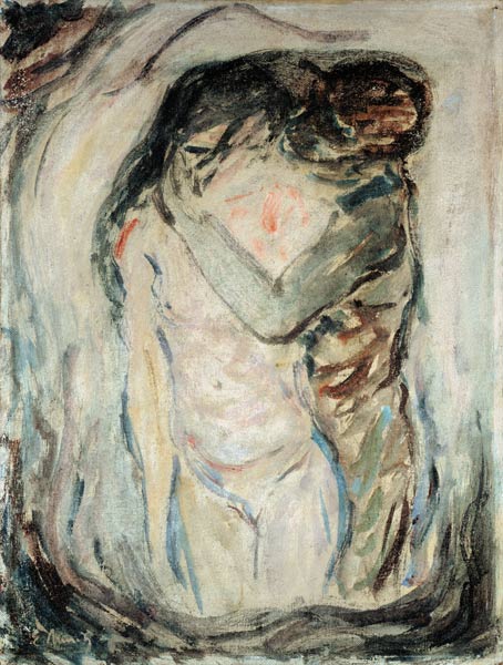 The Kiss de Edvard Munch
