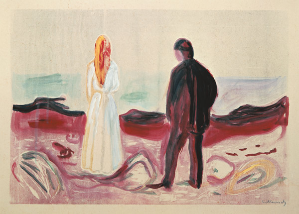 The Lonely Ones de Edvard Munch