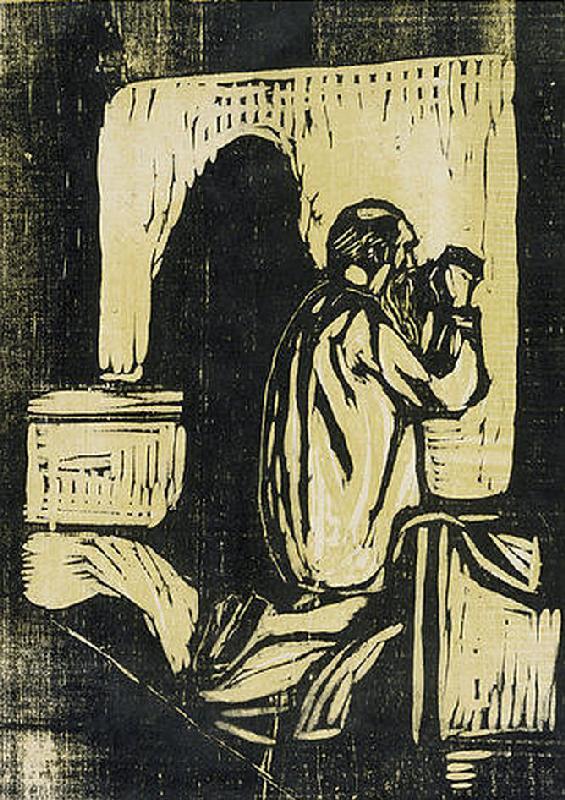 Gebet eines alten Mannes de Edvard Munch