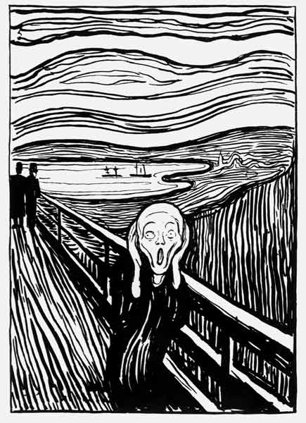 Screaming de Edvard Munch