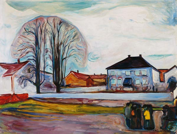 House in Aasgaardstrand de Edvard Munch