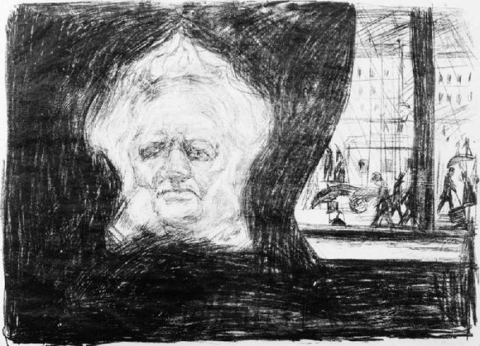 Ibsen at Café de Edvard Munch