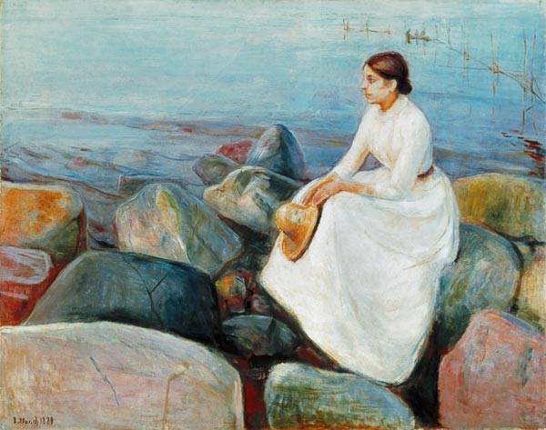 Inger on the Beach de Edvard Munch