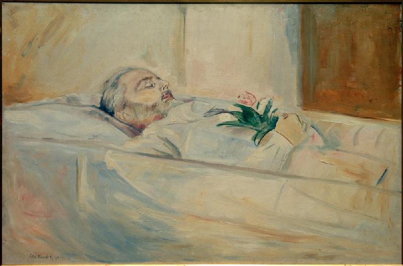 John Hazeland on his Deathbed de Edvard Munch