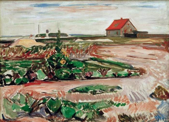Landscape near Travemünde de Edvard Munch