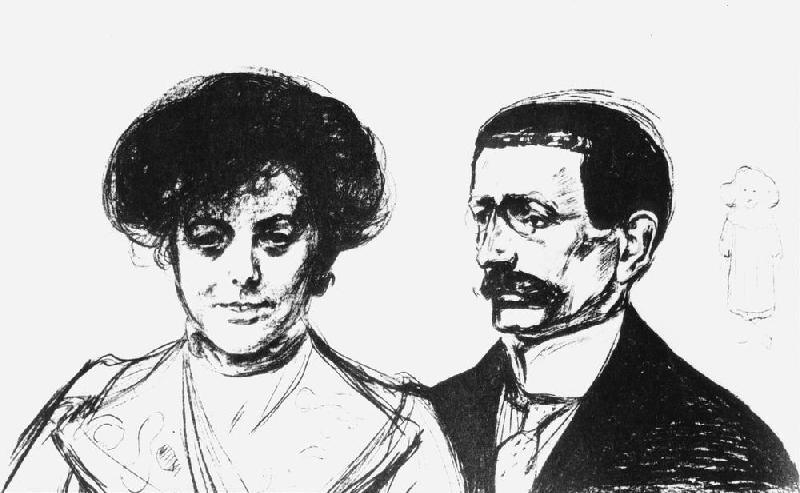 Leistikow and Wife de Edvard Munch